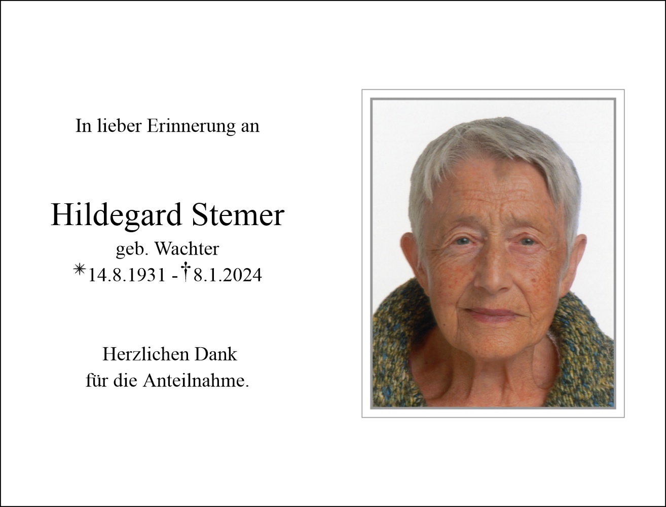 Hildegard Stemer